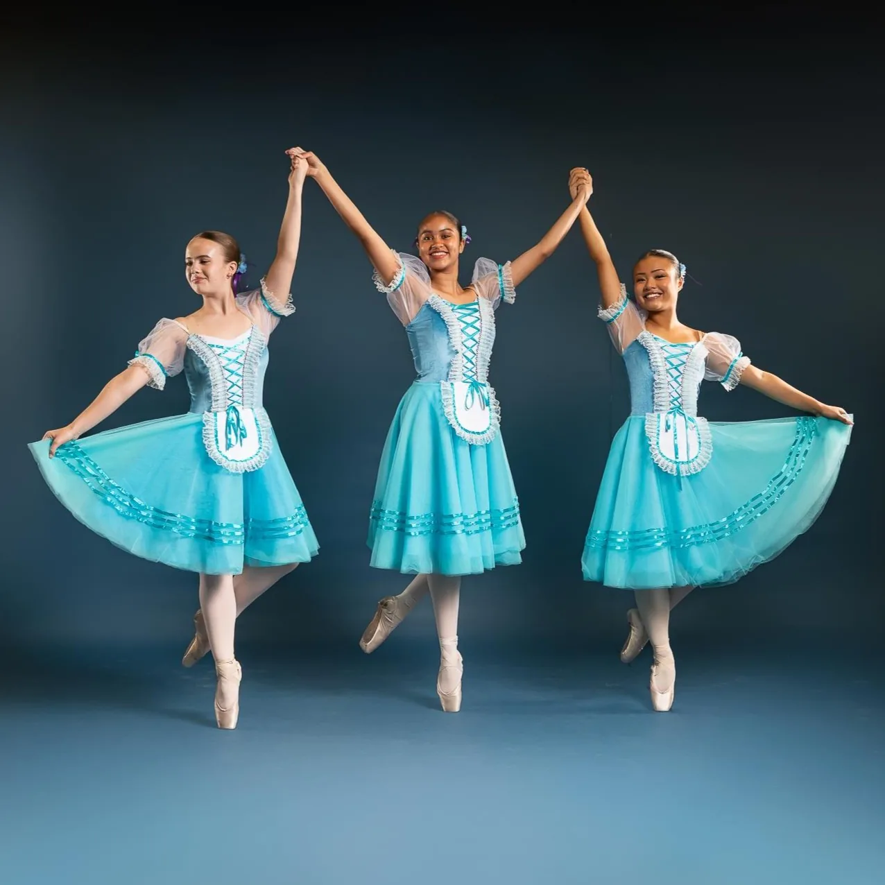 Advanced Ballet 5 and 6 dancers performing pointe work at Jordance Studios in Las Vegas
